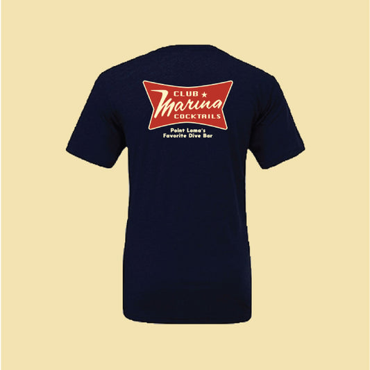 Unisex Club Marina Classic Logo Blue T-Shirt