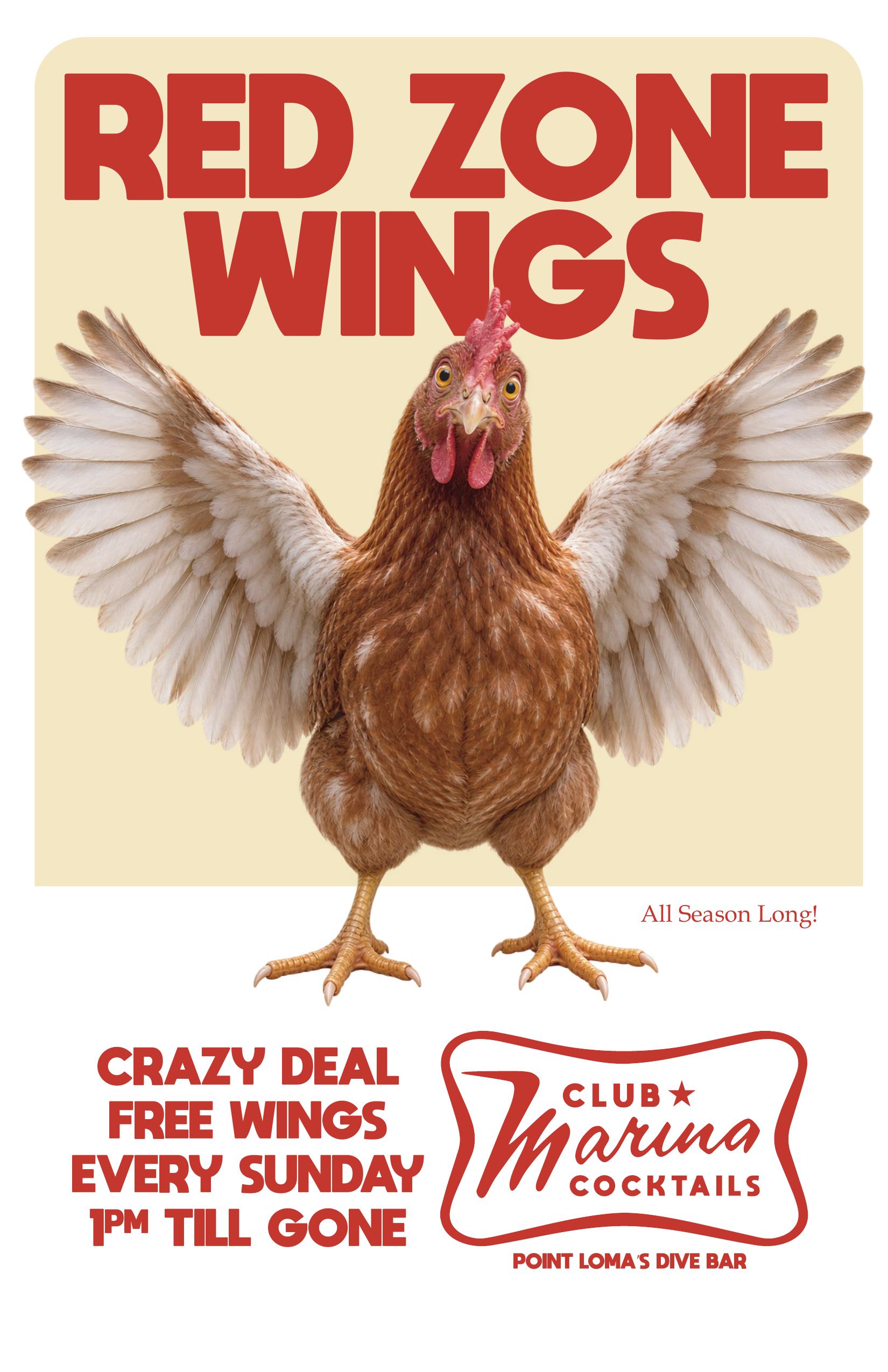 Red Zone Wings